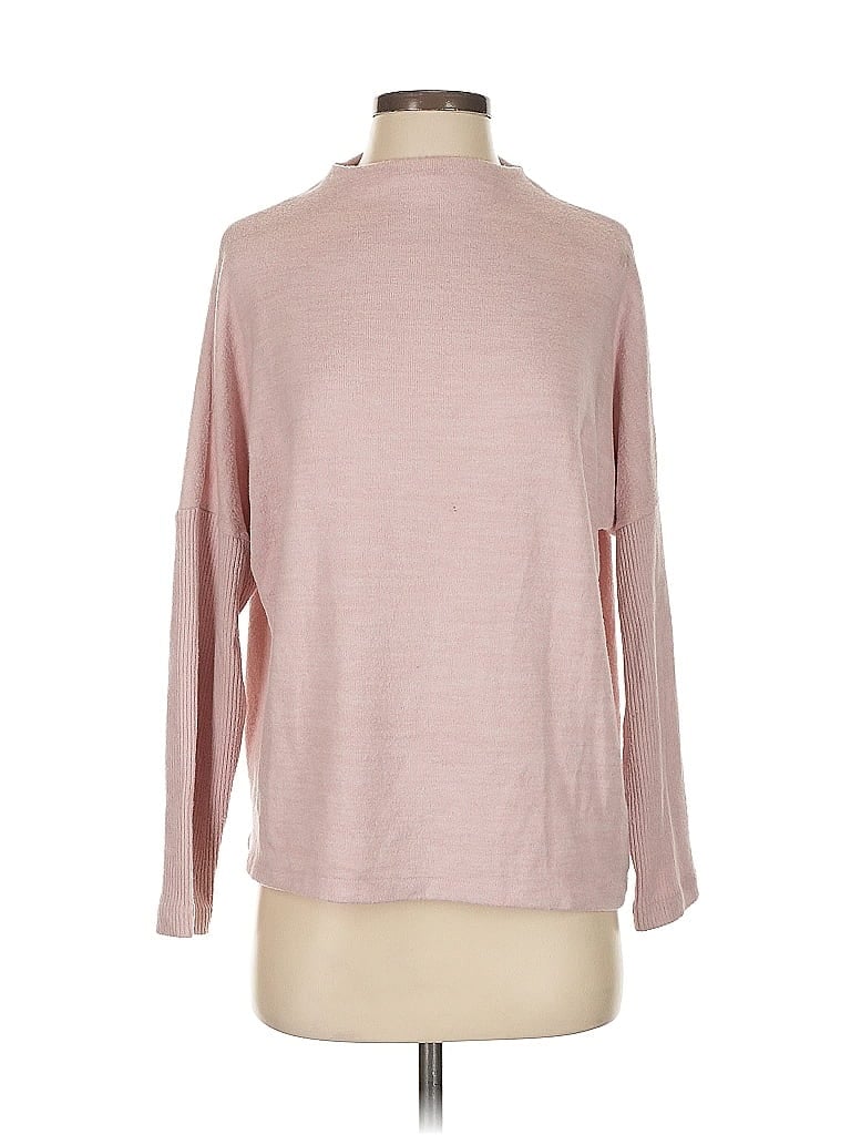 Pre-owned Unbranded Turtleneck Sweater In Pink