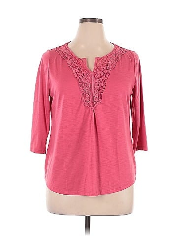 SONOMA life + style 3/4 Sleeve Top (view 1)