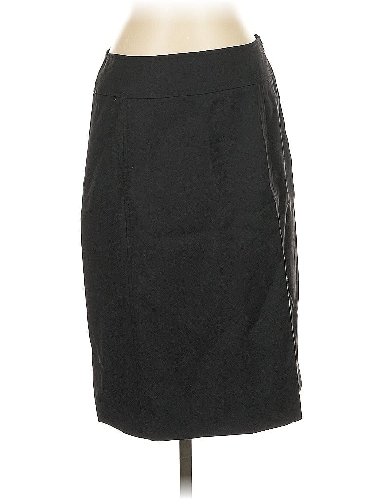 Pre-owned Brooks Brothers Wool Skirt In Black
