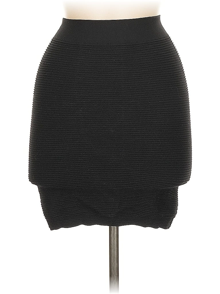 Pre-owned Bebe Casual Skirt In Black