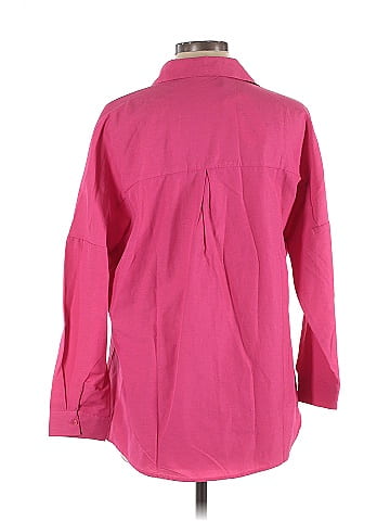 Big Dart 3/4 Sleeve Button-Down Shirt (view 2)