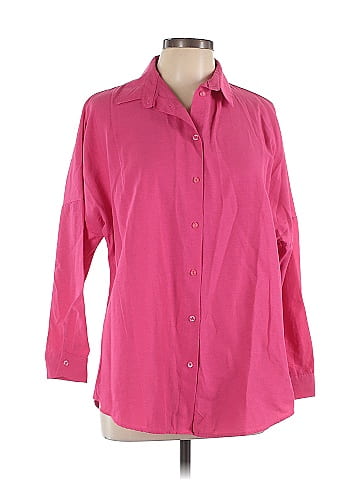Big Dart 3/4 Sleeve Button-Down Shirt (view 1)