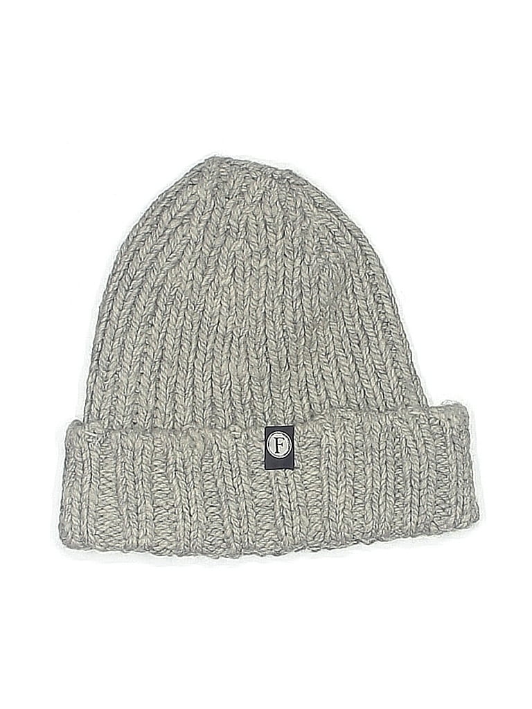 Pre-owned Unbranded Beanie Hat In Gray