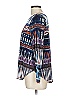 Karen Kane Blue Long Sleeve Blouse Size L - photo 5