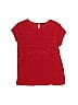 Massimo Dutti 100% Polyester Red Short Sleeve Blouse Size S - photo 1