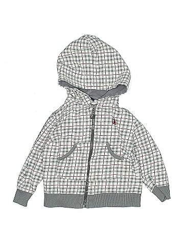 Rugged Bear Zip Up Hoodie (view 1)