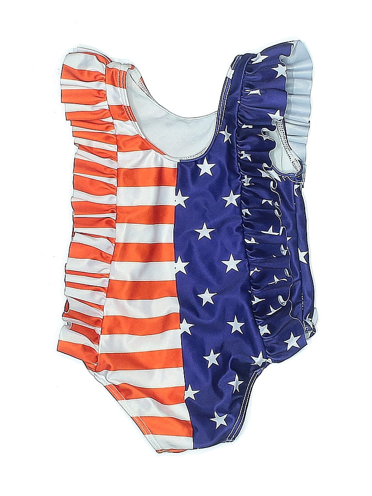 Pre-owned Unbranded Kids' One Piece Swimsuit In Red