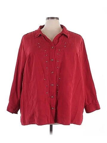 Liz & Me 3/4 Sleeve Blouse (view 1)