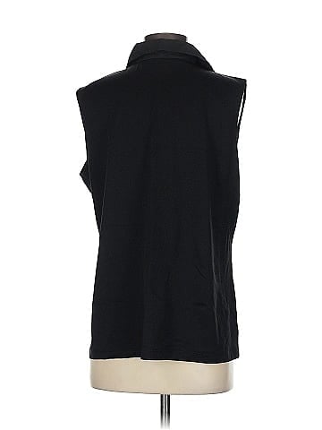 A'nue Ligne Sleeveless Button-Down Shirt (view 2)