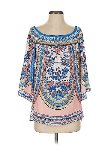 Jealous Tomato 3/4 Sleeve Blouse (view 1)