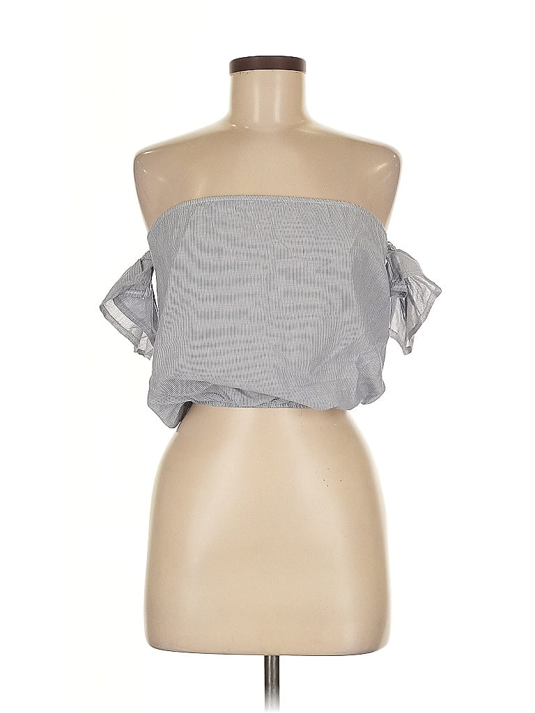 Pre-owned Brandy Melville Sleeveless Blouse In Blue