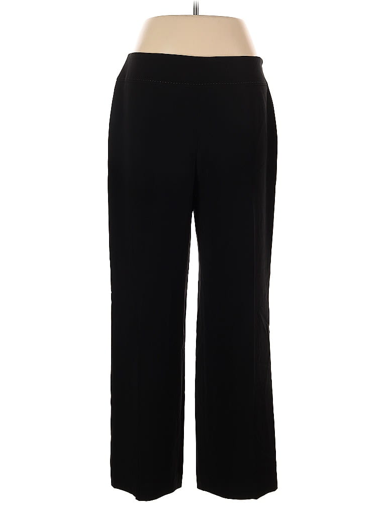 Pantalon Tailleur Liz Claiborne Noir Doublé - Taille 12 - Jambe 33 Pouces - Occasion Très Bon état