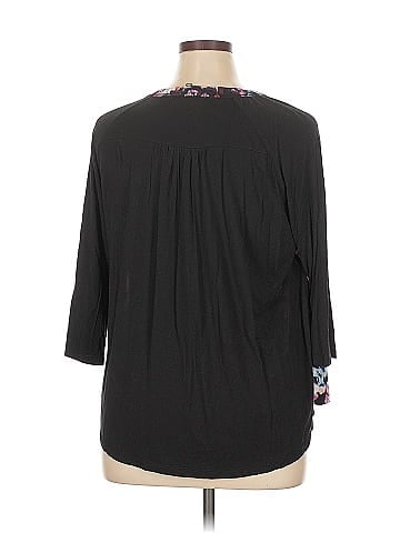 Premise Studio 3/4 Sleeve Blouse (view 2)