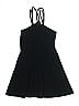 Aqua Solid Black Dress Size M (baby) - photo 1