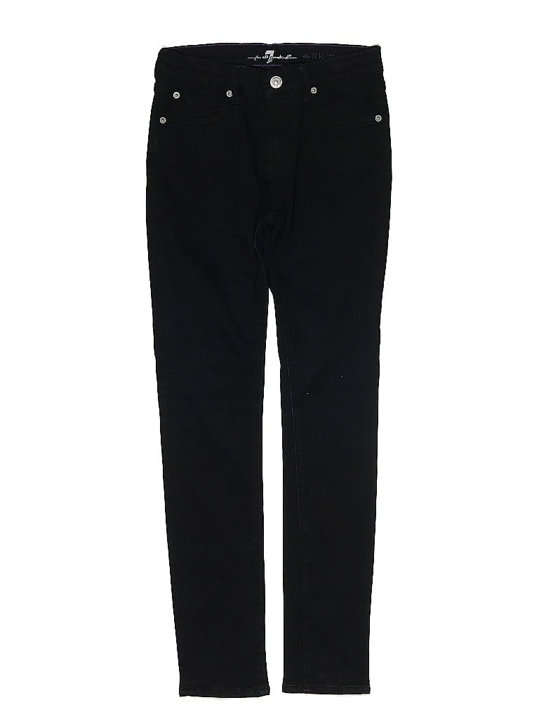 Pre-owned 7 For All Mankind Kids' Jeans In Black