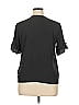 Lark & Ro 100% Polyester Black Short Sleeve Blouse Size 10 - photo 2