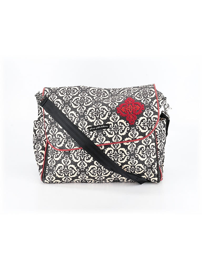 Petunia Pickle Bottom Print Ivory Black Diaper Bag One size - photo 1