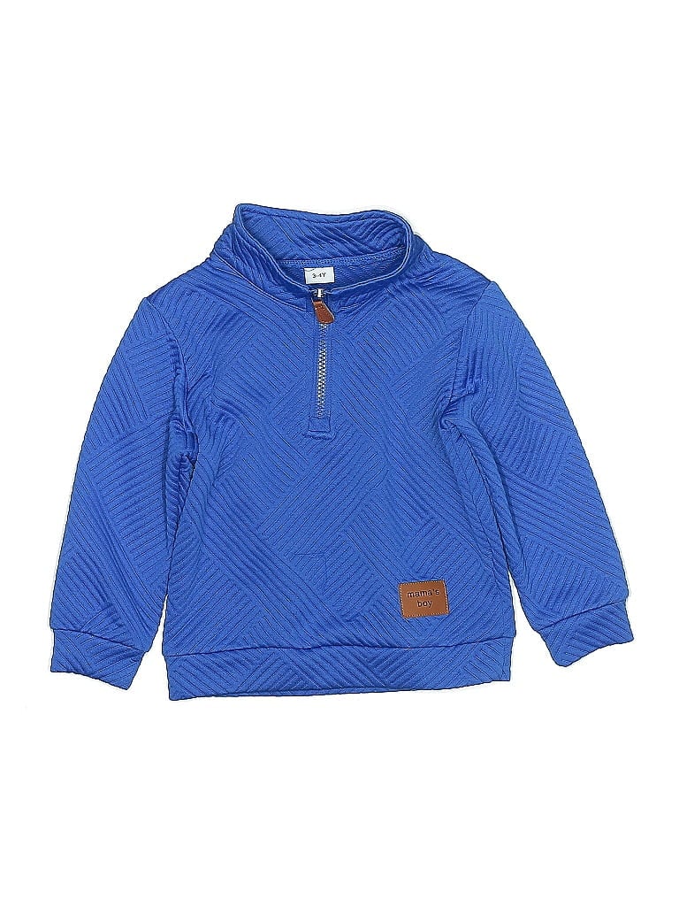 Blue Zip-Up Hoodie