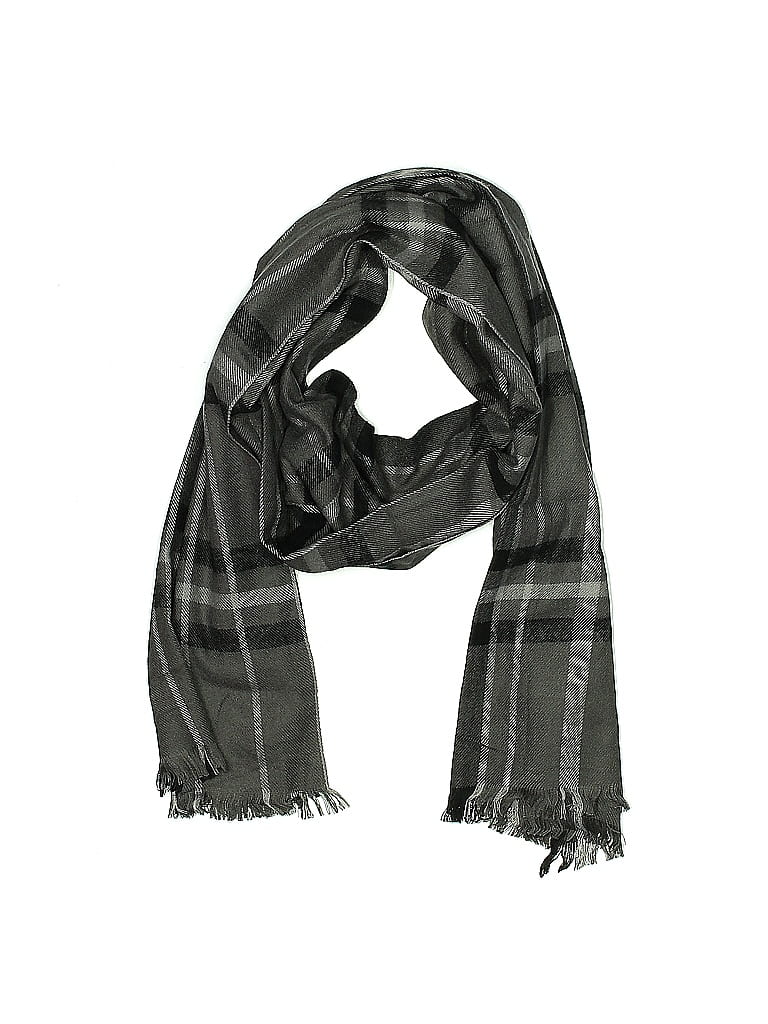 Pre-owned Liz Claiborne Scarf In Gray