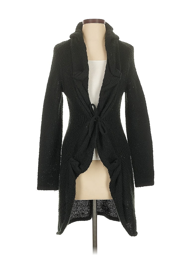 Click to view more detailed imagery on our partner's website Pre-owned Tribal Cardigan Sweater In Black