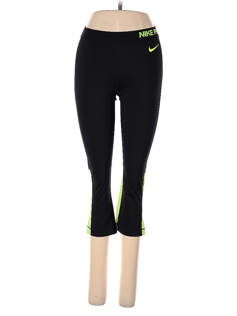 Pre-owned Nike Active Pants In Black