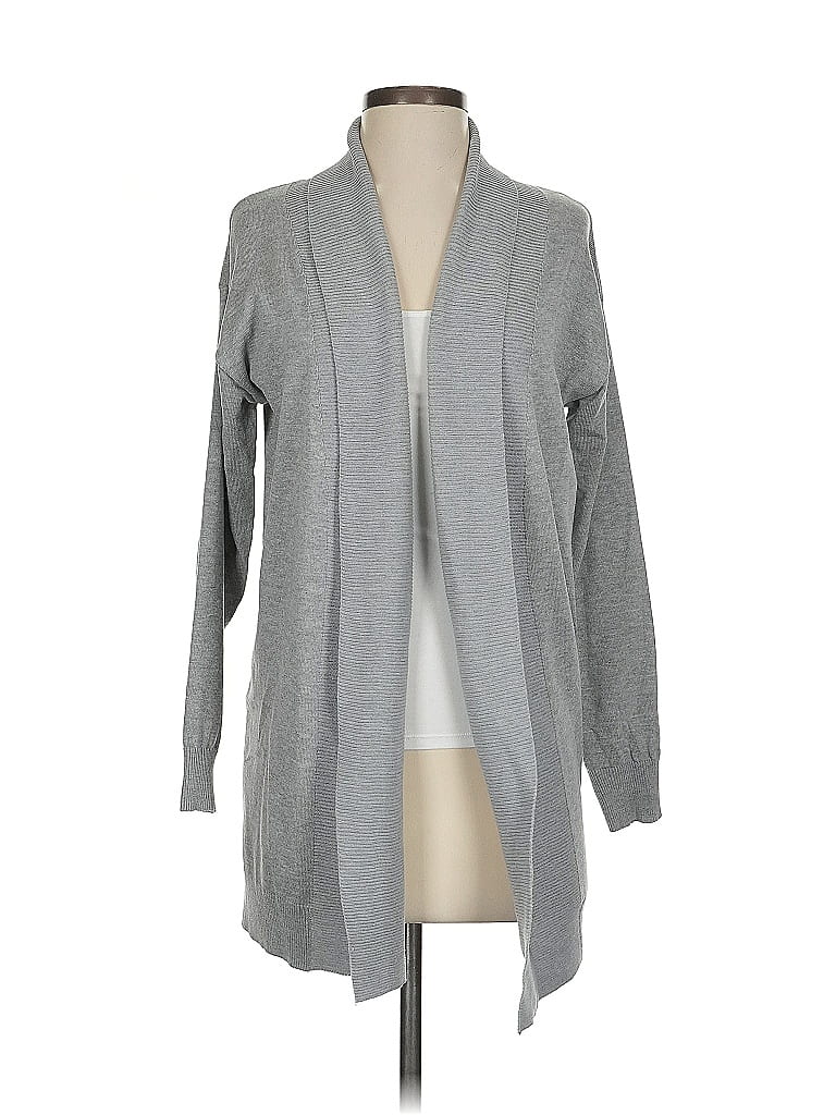 Pre-owned Vigoss Cardigan Sweater In Gray