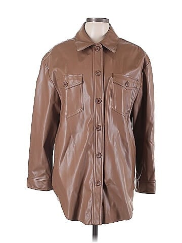Miss Love Faux Leather Jacket (view 1)