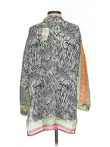 Johnny Was Long Sleeve Silk Top (view 2)