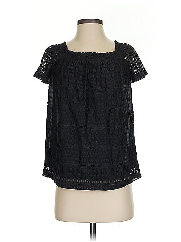 G by Giuliana Rancic Short Sleeve Blouse (view 1)