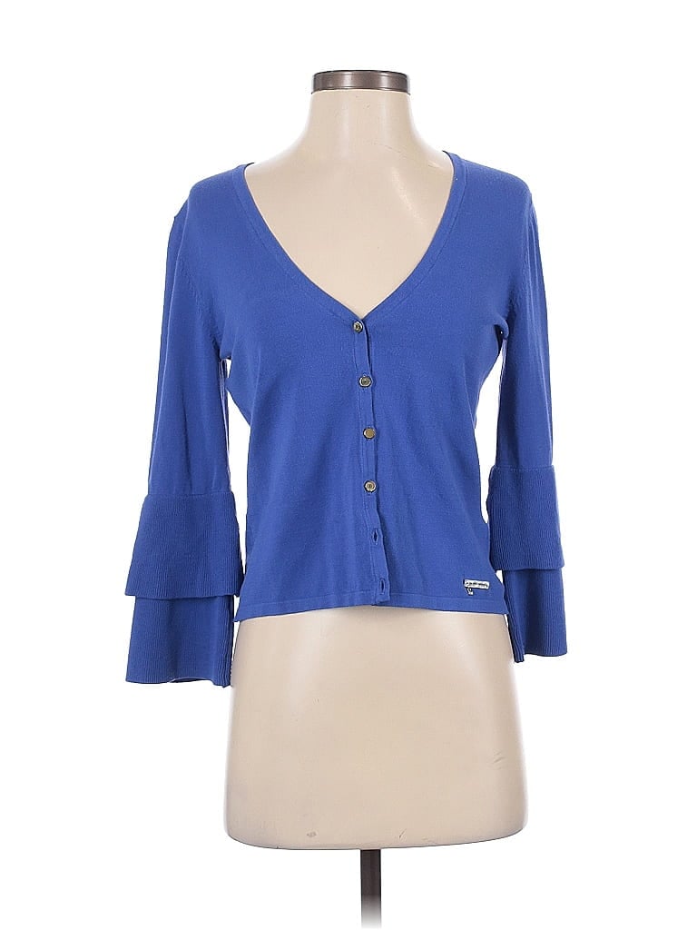 Click to view more detailed imagery on our partner's website Pre-owned Marie Méro Cardigan Sweater In Blue