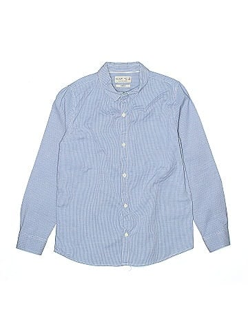 Zara Kids Long Sleeve Button-Down Shirt (view 1)