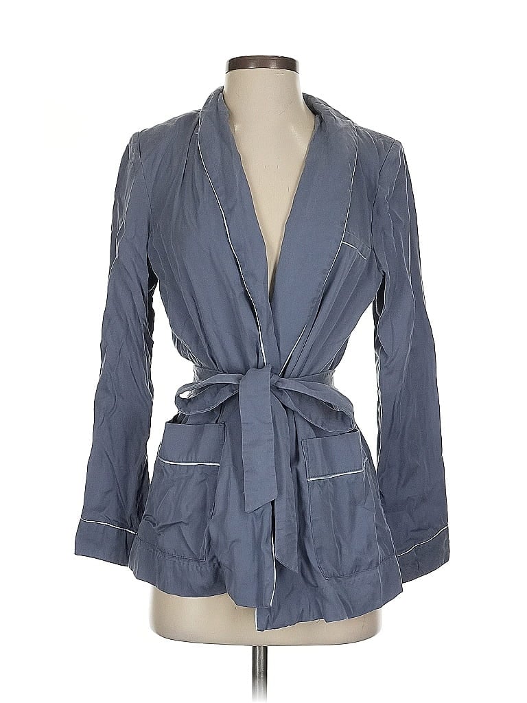 Pre-owned H&m Blazer Jacket In Blue