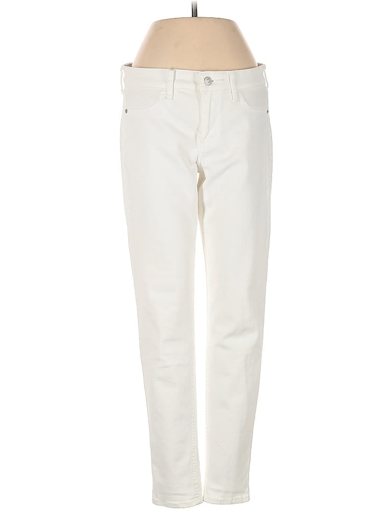 Click to view more detailed imagery on our partner's website Pre-owned Abercrombie & Fitch Jeans In White