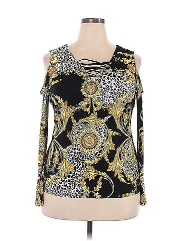 Bold Elements Long Sleeve Blouse (view 1)