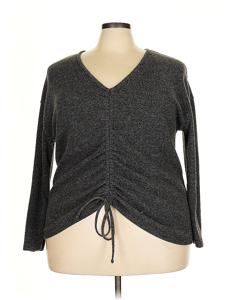 Pre-owned Livi Pullover Sweater In Gray