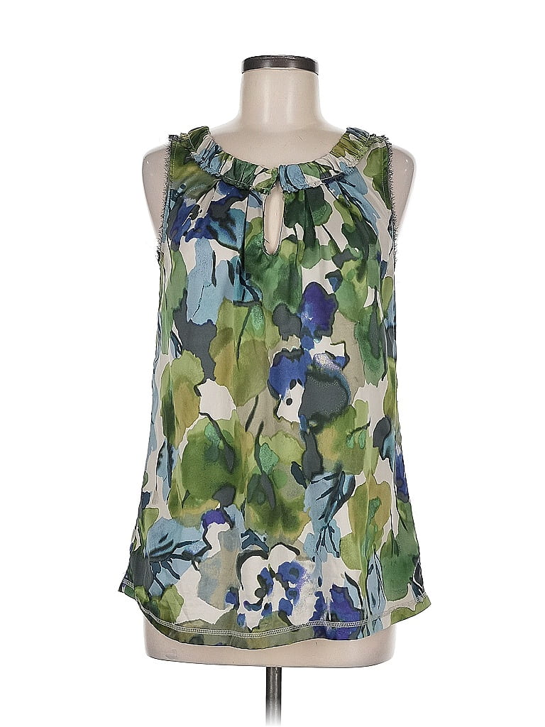 Plus Size Simply Vera Vera Wang Tie Neck Smocked Blouse