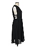 BCBGMAXAZRIA 100% Polyester Solid Black Cocktail Dress Size XXS - photo 4