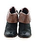 J. Shoes Black Gray Ankle Boots Size 9 - photo 2