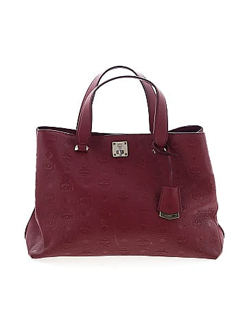 MCM Leather Ottomar Monogram Satchel (view 1)