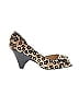 MICHAEL Michael Kors Animal Print Gold Tan Heels Size 6 - photo 1