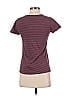 Nixon 100% Cotton Stripes Burgundy Short Sleeve T-Shirt Size XS - photo 2