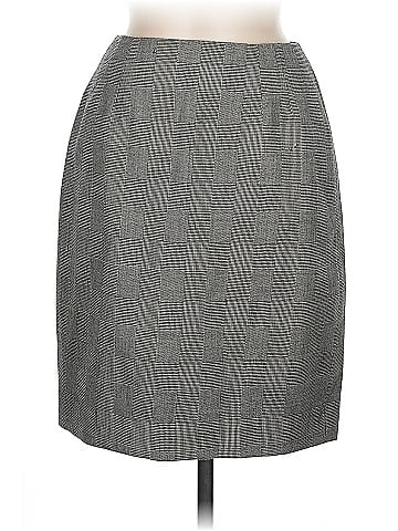 Linda Allard Ellen Tracy Wool Skirt (view 1)