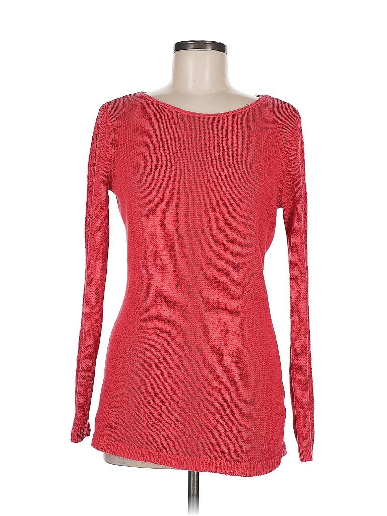 Click to view more detailed imagery on our partner's website Pre-owned Rachel Zoe Long Sleeve Top Red Boatneck Tops