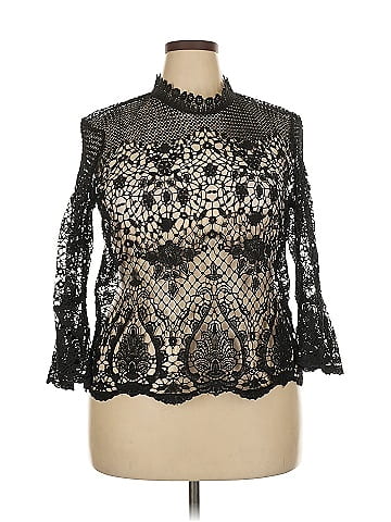 Bold Elements Long Sleeve Blouse (view 1)