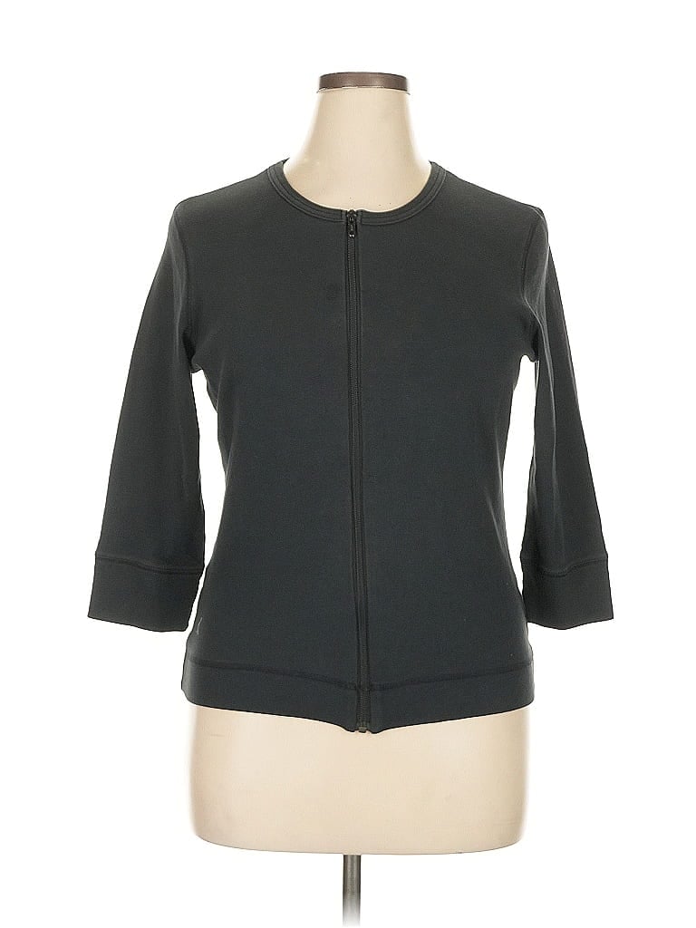 Pre-owned Gap Cardigan Sweater In Black