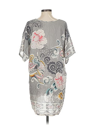 Johnny Was Short Sleeve Silk Top (view 2)