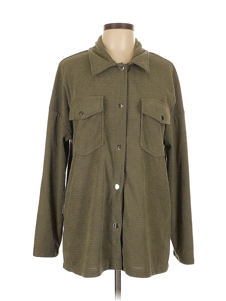 Pre-owned Unbranded Coat In Green