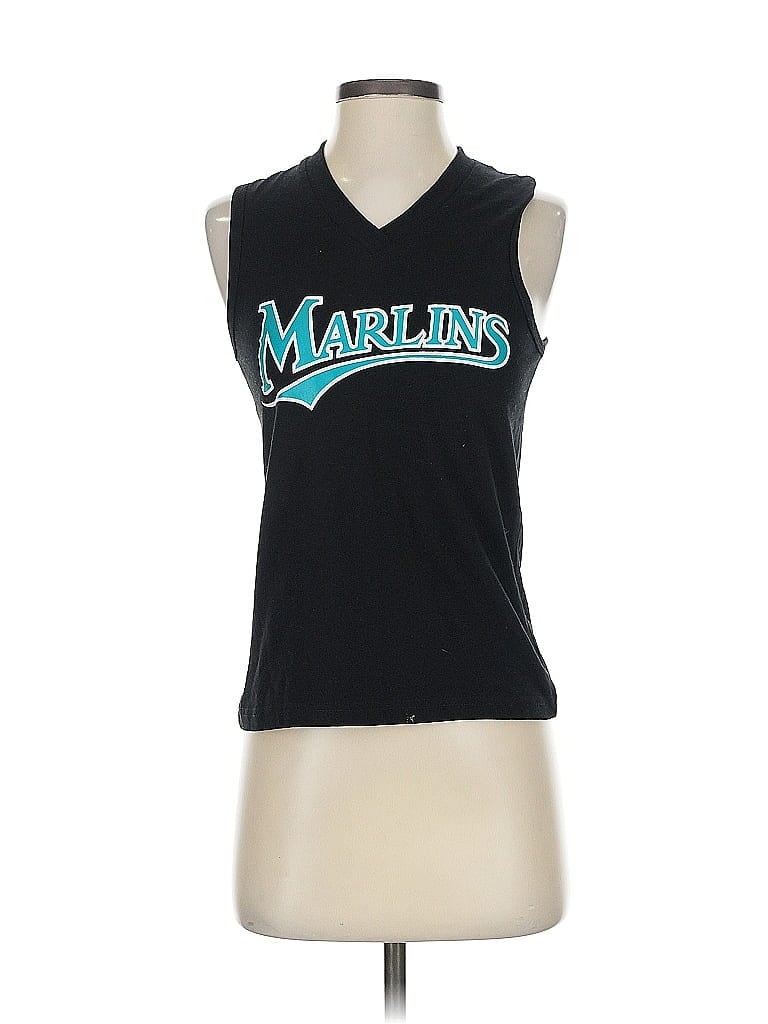 Pre-owned Majestic Sleeveless T-shirt In Black