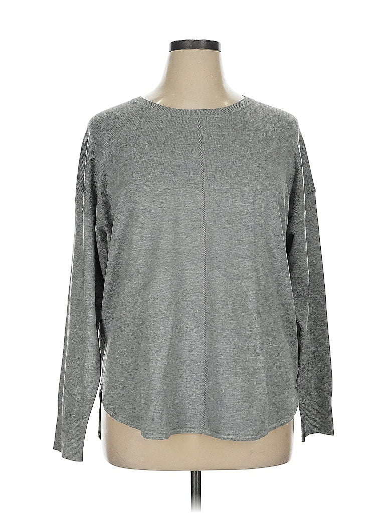 Click to view more detailed imagery on our partner's website Pre-owned Ellen Tracy Pullover Sweater In Gray