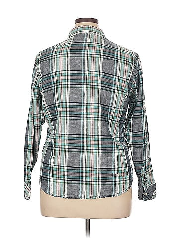 Riders by Lee Long Sleeve Button-Down Shirt (view 2)